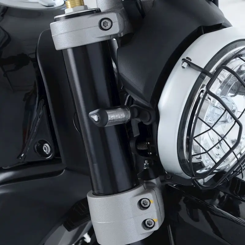 Ograniczona ilość Adapter do kierunkowskazów RG RACING DUCATI SCRAMBLER 1100 / DESERT SLED BLACK