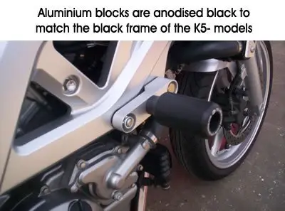 Zamów teraz Crashpady Classic RG RACING SUZUKI SV650 K5-K7 UNFAIRED/BIKINI FAIRING BLACK