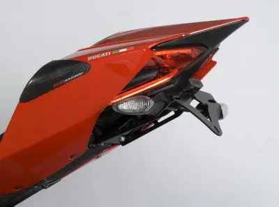 Super okazja Mocowanie tablicy rejestracyjnej RG RACING DUCATI PANIGALE /S/TRI (12-) BLACK