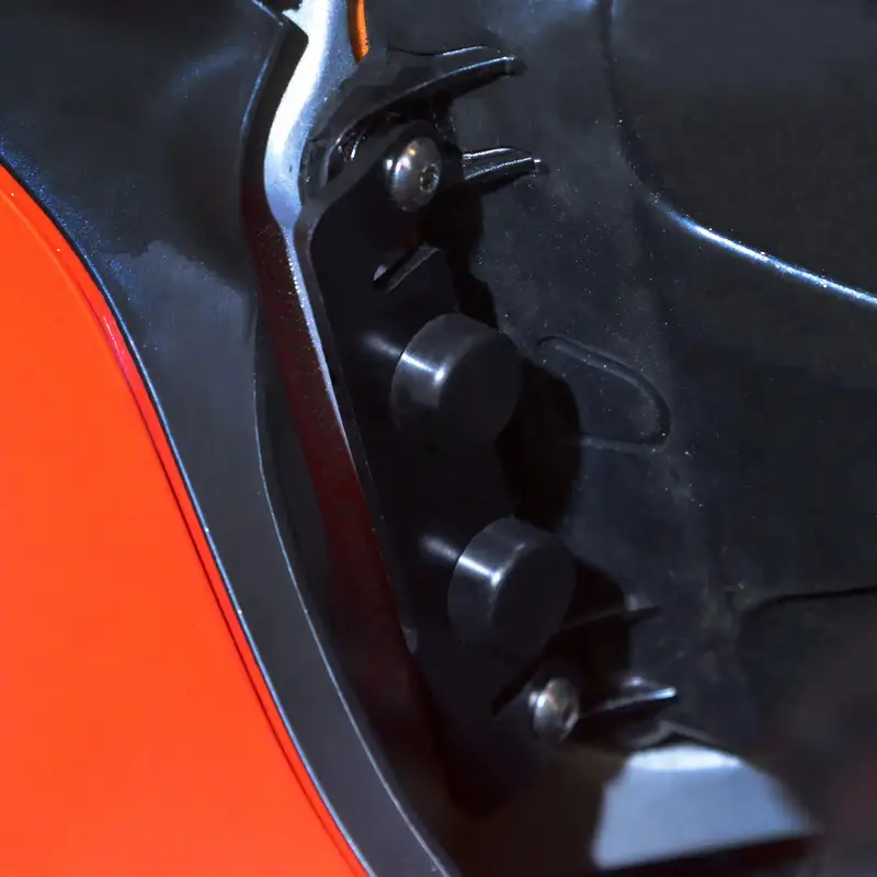 Szybka wysyłka Odbojniki kierownicy RG RACING DUCATI PANIGALE V4/V4S/SPECIALE WHITE