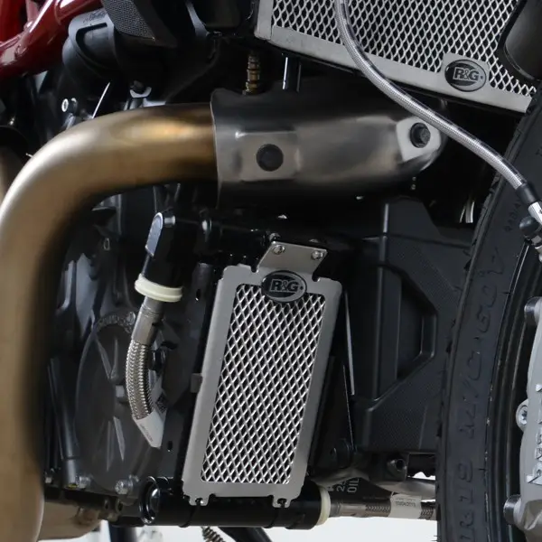 Super okazja Osłona chłodnicy oleju RG RACING INDIAN FTR1200(S) 19- BLACK