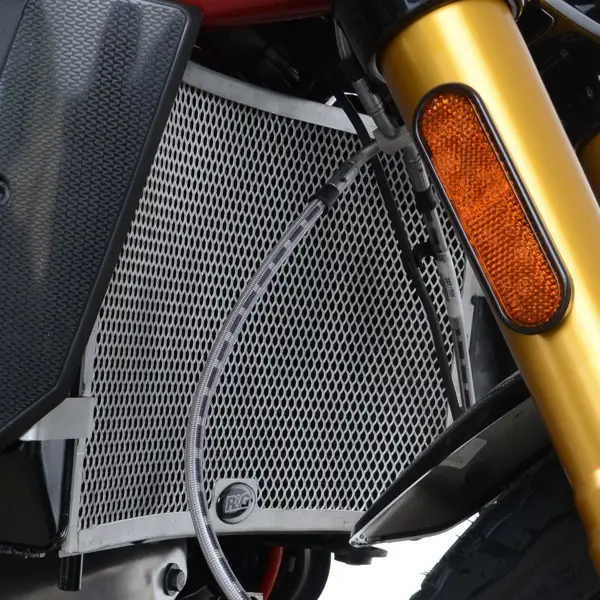 Darmowy zwrot Osłona chłodnicy RG RACING INDIAN FTR1200(S) 19- SILVER