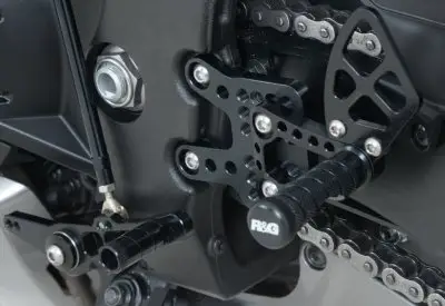 Podnóżki regulowane RG RACING HONDA CBR600RR 03-14 ZESTAW BLACK Szybka dostawa