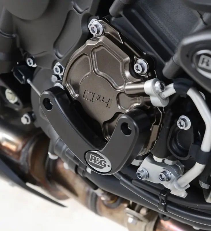 Bezpieczne zakupy Slidery silnika RG RACING YAMAHA YZF-R1 15- / YAMAHA MT-10 16 PRAWA STRONA BLACK