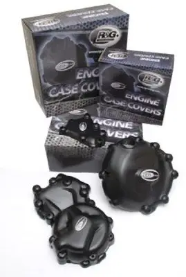 Zestaw osłon silnika RG RACING TRIUMPH 675 DAYTONA 13- (3 części) BLACK Rabat