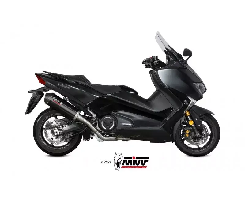 Zniżka Kompletny Układ wydechowy MIVV OVAL BLACK YAMAHA T-MAX 530 FULL SYSTEM 17/19