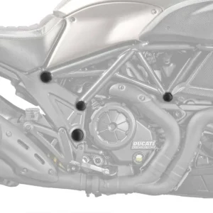 Zaślepki ramy PUIG do Ducati Diavel 11-20 Ekspresowa dostawa
