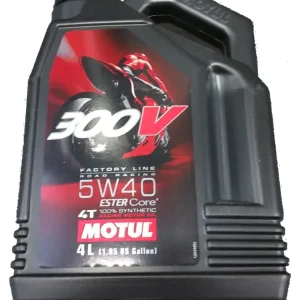 Tani Motul 300V 4T Factory Line / Double Ester SAE 5W40 4L