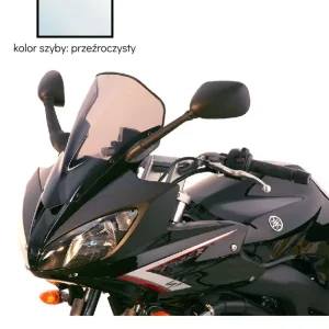 Szyba motocyklowa MRA Racing "R" Yamaha FZ 600 S2 Fazer [07-11] przeźroczysta Szybka wysyłka