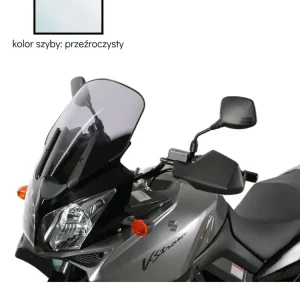 Szyba motocyklowa MRA Touring "T" Suzuki DL 650 (04-10) / Suzuki 1000 V-Strom (04-13) / Kawasaki KLV 1000 (04-11) przezroczysta Popularny