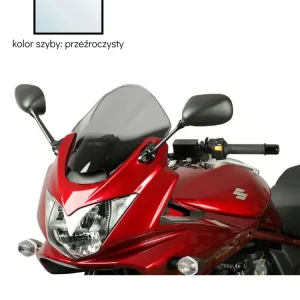Szyba motocyklowa MRA Spoiler "S" Suzuki GSF Bandit 650 S (05-08)/ 1200 S (06-10)/ 1250 S (07-16) przeźroczysta Szybka dostawa
