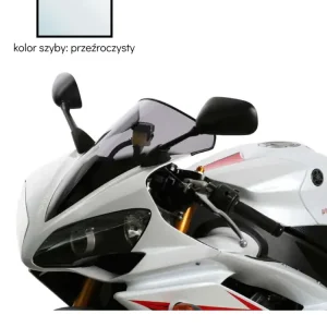 Szyba motocyklowa MRA Oryginalny kształt "O" Yamaha YZF R 1 (07-08) przeźroczysta Tylko do końca tygodnia