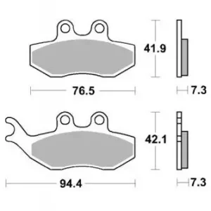 Niska cena KLOCKI HAMULCOWE SBS 168 HF