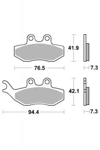 Niska cena KLOCKI HAMULCOWE SBS 168 HF