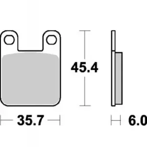KLOCKI HAMULCOWE SBS 559 HF Wysoka jakość