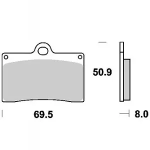 KLOCKI HAMULCOWE SBS 566 HF Premium