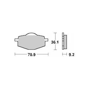 Premium KLOCKI HAMULCOWE SBS 575 SI