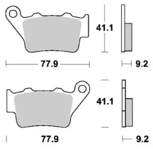 KLOCKI HAMULCOWE SBS 675 HF Bestseller