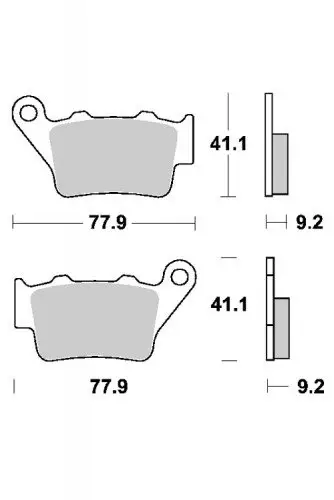 KLOCKI HAMULCOWE SBS 675 HF Bestseller