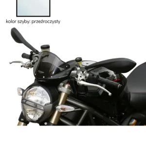 Szyba motocyklowa MRA oryginalny kształt "O" Ducati Monster 696/796/1100 przeźroczysta Oferta