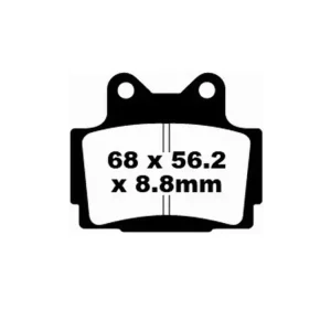 Klocki hamulcowe EBC FA104HH 68 x 56.2 x 8.8mm NA TYŁ Ostatnia szansa