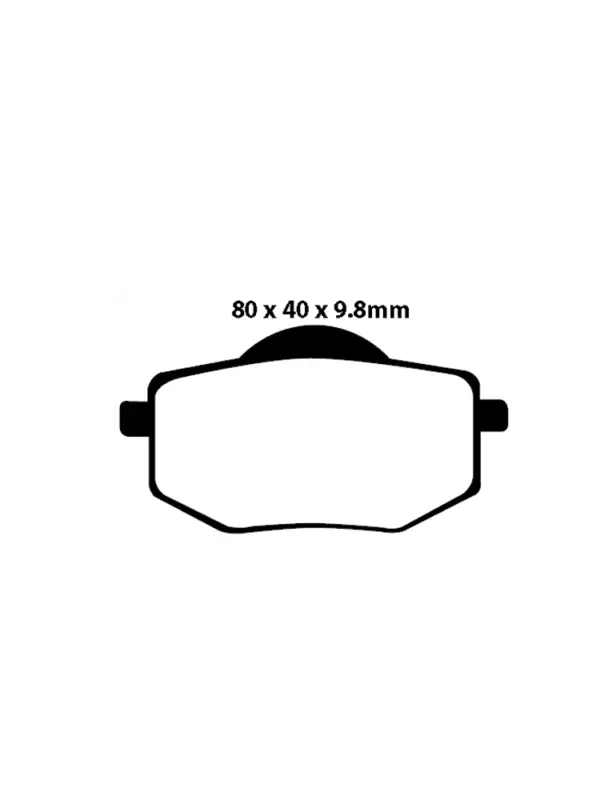 Hit sprzedaży Klocki hamulcowe EBC FA136 80 x 40 x 9.8mm NA PRZÓD