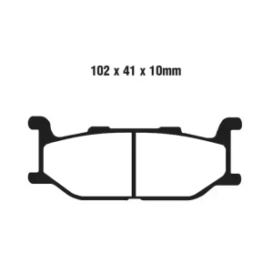 Bezpieczne zakupy Klocki hamulcowe EBC FA179HH 102 x 41 x 10mm NA PRZÓD