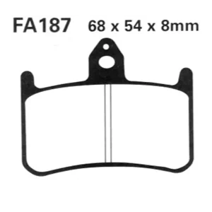 Klocki hamulcowe EBC FA187HH 68 x 54 x 8mm NA PRZÓD Najlepsza cena