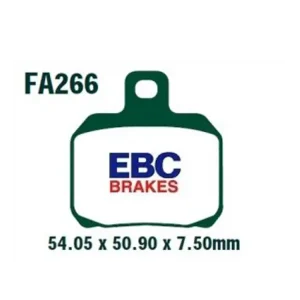 Klocki hamulcowe EBC FA266V 54.05 x 50.90 x 7.5mm na tył. Nowość