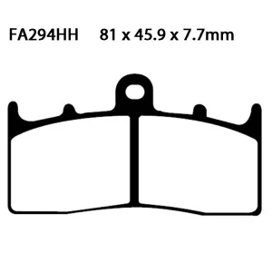 Klocki hamulcowe EBC FA294HH 81 x 45.9 x 7.7mm na przód. Ostatnia szansa