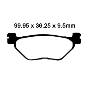 Oferta Klocki hamulcowe EBC FA319/2V 99.95x 36.25 x 9.5mm na tył.