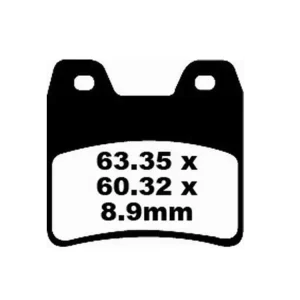 Zamów dziś Klocki hamulcowe EBC FA348HH 63.35 x 60.32 x 8.9mm NA TYŁ