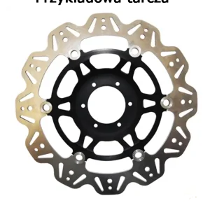 Tarcza Hamulcowa EBC VR629BLK VEE ROTOR czarna na przód. Średnica 320mm. Popularny