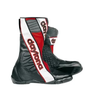 Oferta limitowana Buty motocyklowe Daytona Security EVO G3 czarno-biało-czerwone
