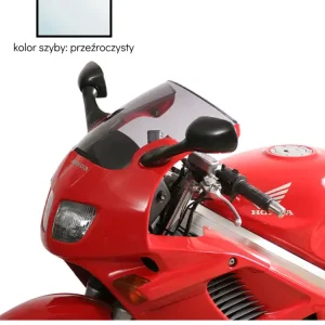 Szyba motocyklowa MRA oryginalny kształt "O" Honda VFR 750 F RC 36 (94-97) przeźroczysta Premium