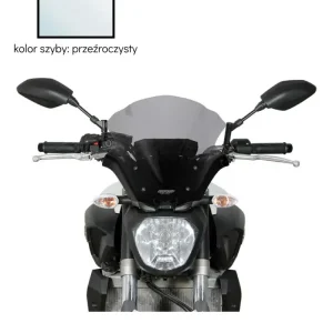 Szyba motocyklowa MRA Racing "NRM" Yamaha MT-07 / FZ-07 [14-17] przeźroczysta Premium