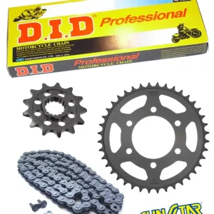 Tylko do końca tygodnia HONDA CRF 150F [06-15] zestaw napędowy DID520 DZ2 STANDARD (Cross- łańcuch wzmocniony bezoringowy)zębatki SUNSTAR