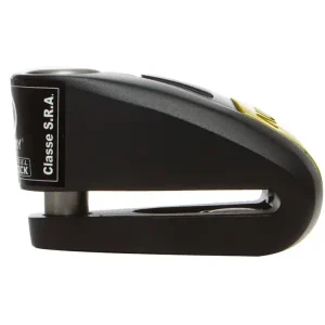 Blokada na tarczę z alarmem AUVREY B-Lock 14 czarno-żółta, średnica bolca 14mm (klasa S.R.A) Zniżka