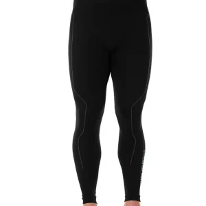 Wyjątkowa oferta Leginsy męskie BRUBECK Thermo z długą nogawką czarne
