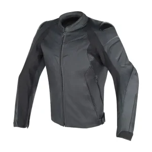 Kurtka motocyklowa skórzana Dainese Fighter czarna Ostatnie sztuki