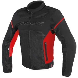 Bezpieczne zakupy Kurtka motocyklowa tekstylna Dainese Air Frame D1 Tex czarno-czerwona