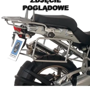 Wysoka jakość Stelaż boczny Hepco&Becker BMW R 1200 GS [08-12] Czarny z systemem Lock it