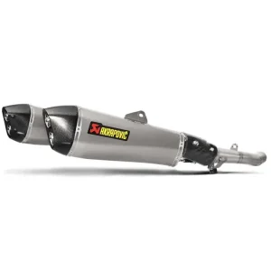 Ograniczona ilość Tłumiki motocyklowe prawy i lewy Akrapovič Slip-On Line Kawasaki ZZR 1400/ ZX14R (12-20) [tytan]