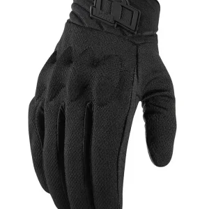 Męskie rękawice motocyklowe IconAnthem 2 Stealth Zniżka