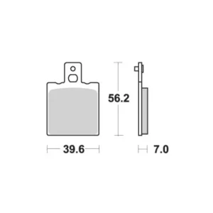 Sprawdź teraz Klocki hamulcowe [tył] SBS 519 HF