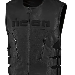 Kamizelka skórzana Icon Regulator D3O Vest Szybka dostawa