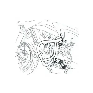 Wyjątkowa oferta Gmol silnika Hepco&Becker do Yamaha FZ 6 / Fazer S2