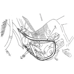 Gmol silnika Hepco&Becker do Yamaha XT 600 E [90-94] / XT 600 K Obniżka ceny