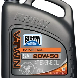 Olej mineralny Bel-Ray V-Twin 4T 20W-50 [poj.: 4l] Ostatnie sztuki