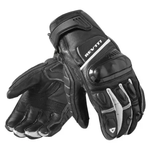 Oferta czasowa Rękawice motocyklowe skórzane REV'IT!Chicane czarno-białe